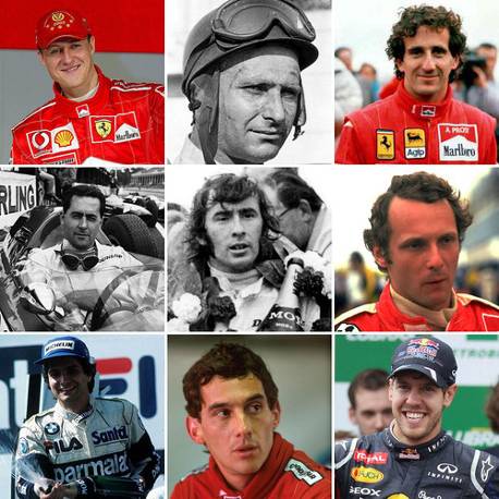 grands pilotes de F1