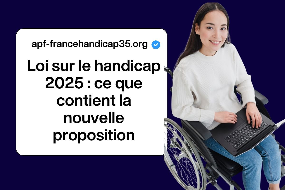 Loi sur le handicap 2025 : ce que contient la nouvelle proposition