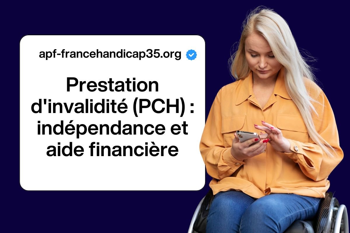 Prestation d'invalidité (PCH) : indépendance et aide financière