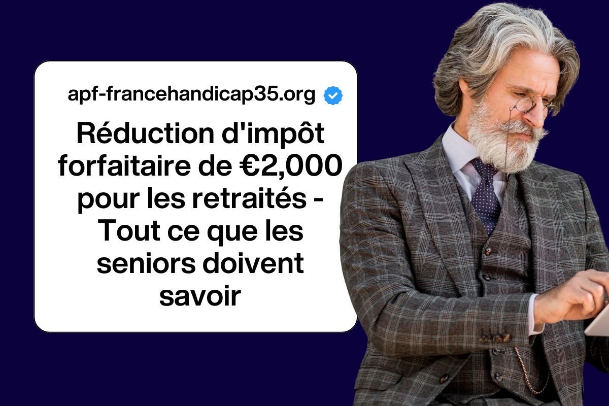 Réduction d'impôt forfaitaire de €2,000 pour les retraités - Tout ce que les seniors doivent savoir